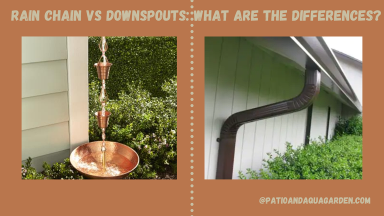 Rain Chain Vs Downspouts: What Are The Differences?